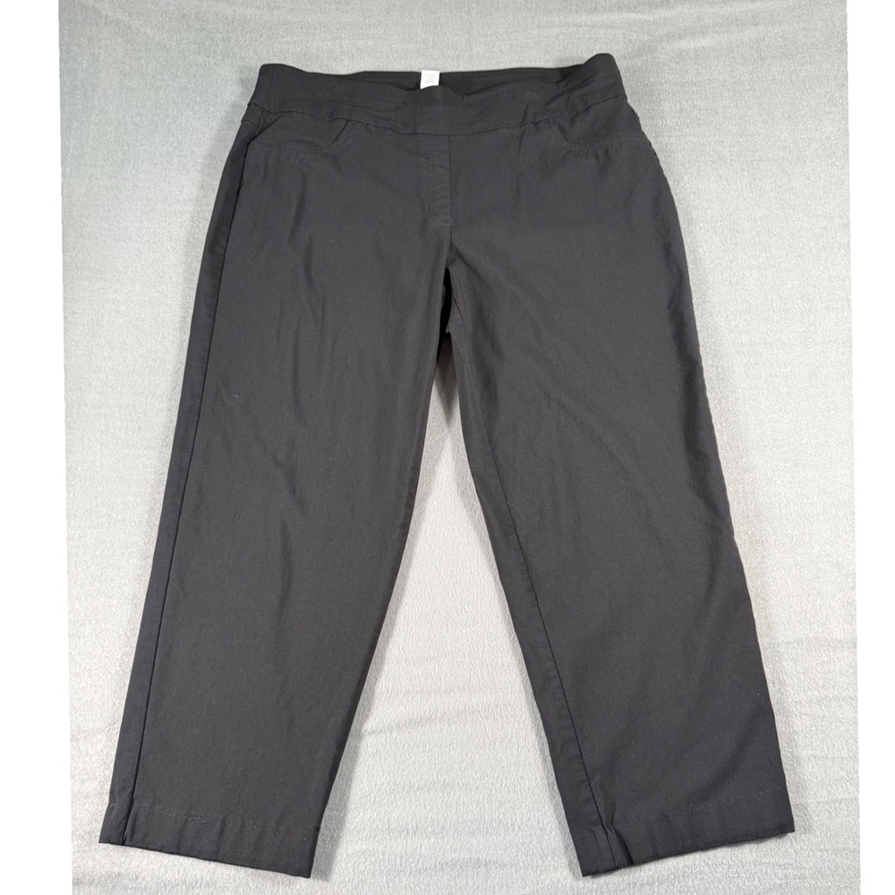 Ruby Rd Black Pull-On Pants Women's‎ Stretch Ankle Career Casual Plus Size 22W